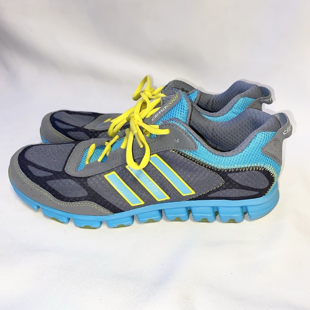 Adidas Women's Clima Cool Aqua, Gray and Yellow Size 10 1/2 *Brand New* - Picture 2 of 16
